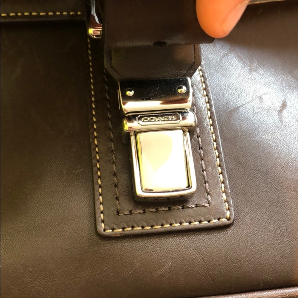 Coach Leather Briefcase - Picture 5 of 7
